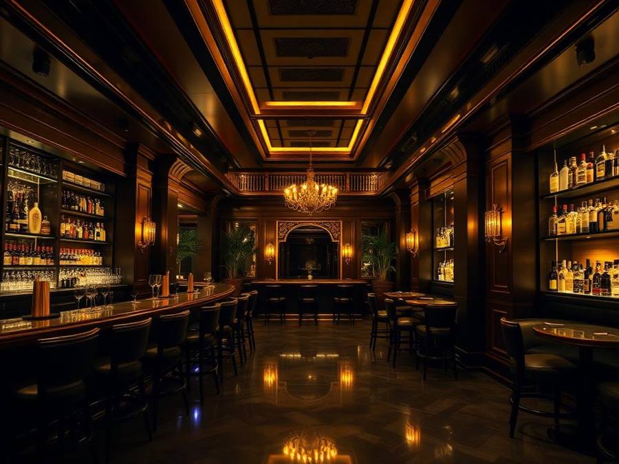 Cocktail bar interior representing the IBG testing centre in Chennai