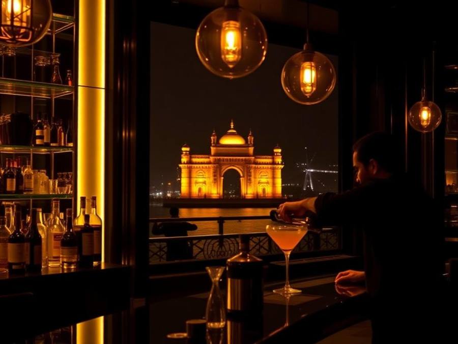 Cocktail bar interior representing the IBG testing centre in Mumbai