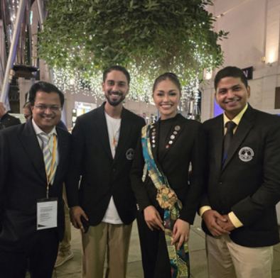IBG delegates in guild blazers at an international gathering